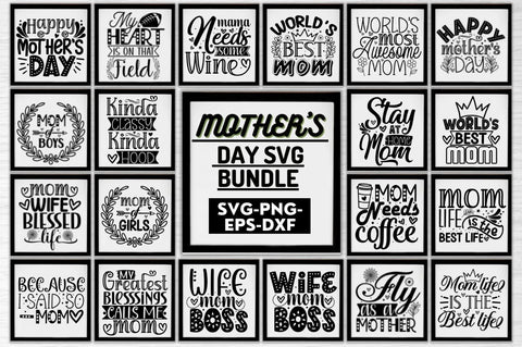 Mom Bundle SVG, Mother's Day SVG SVG DESIGNISTIC 