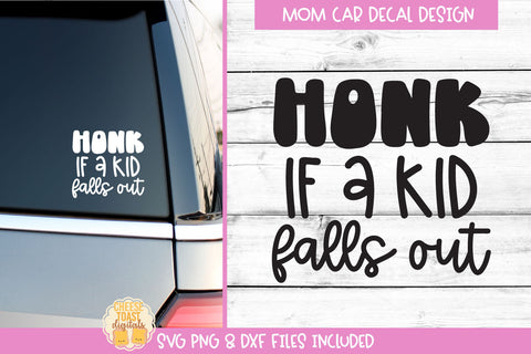 Mom Car Decal SVG Bundle | 8 Funny Car Sticker Quotes SVG Cheese Toast Digitals 