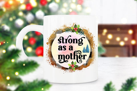 Mom Christmas Ornament Sublimation I Mom Ornament PNG Sublimation Happy Printables Club 