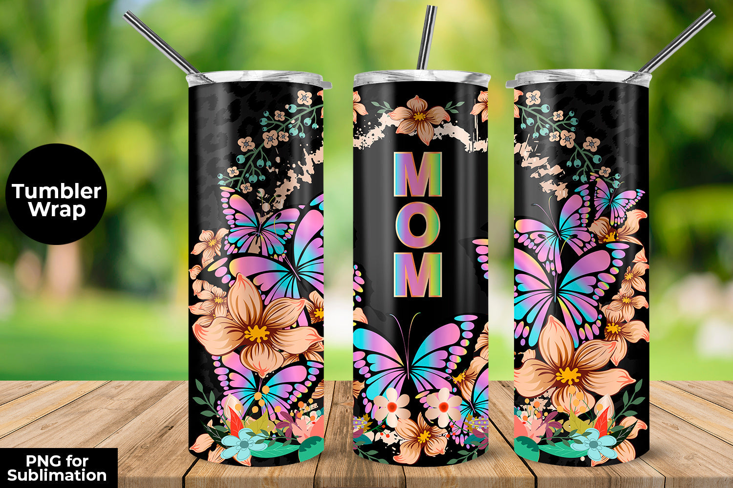 20oz Mom Tumbler with Fresh