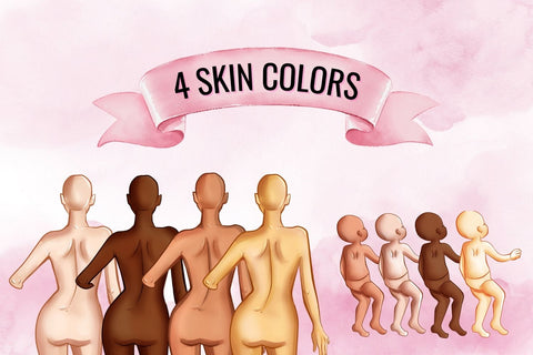 Mom & Daughter Family Creator Clipart SVG SvgOcean 