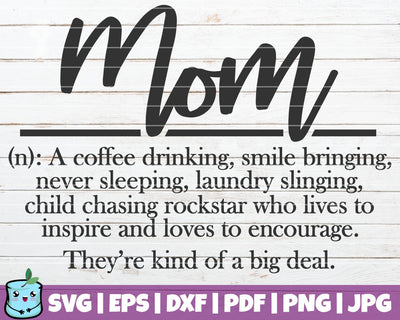 Mom Definition SVG MintyMarshmallows 