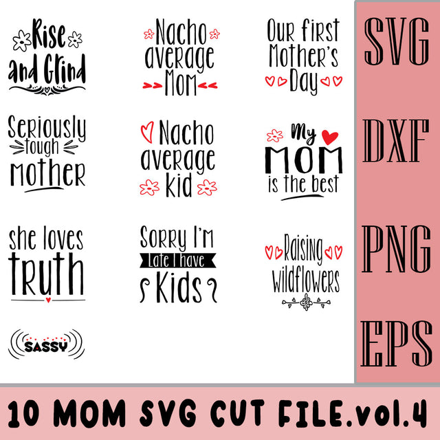 Mom Design for any print SVG SVG Studio 