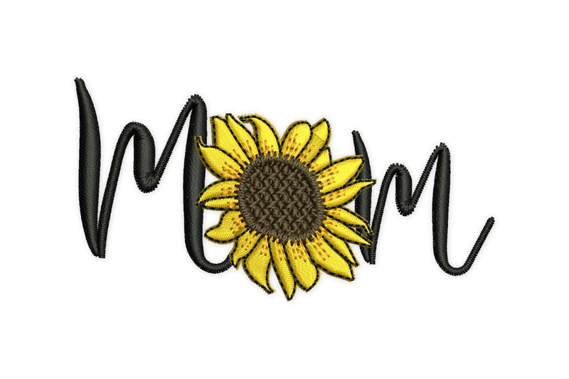 Mom Embroidery Design, Sunflower Embroidery Design Embroidery/Applique DESIGNS NextEmbroidery 