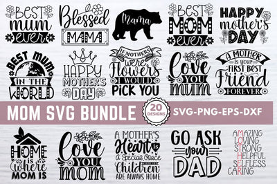 Mom Football SVG Bundle SVG DESIGNISTIC 