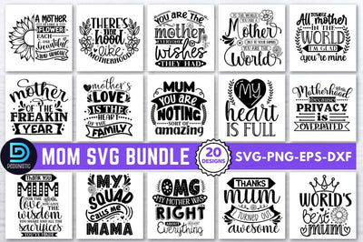 Mom Football SVG Bundle SVG DESIGNISTIC 