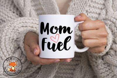 Mom Fuel SVG Cutting Files | Mother's Day | Coffee Wine SVG SVG RedFoxDesignsUS 