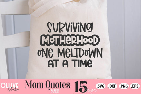 Mom Funny Quotes SVG Bundle | Mom SVG Bundle SVG Ollive Studio 