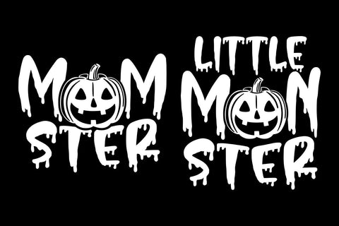 Mom Halloween SVG, Little Monster Svg, Pumpkin Svg SVG TonisArtStudio 