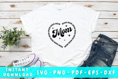 Mom Heart Shape SVG, Mom Quote SVG Cut File SVG HappyDesignStudio 
