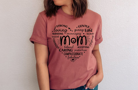 Mom heart svg, Mom svg, Shirt, Mama svg, Heart svg, Mother svg, Mothers Day svg, Typography svg, SVG,PNG, EPS, Dxf, Download, Cricut SVG MD mominul islam 