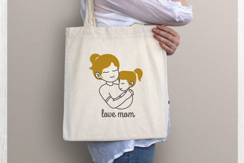 Mom Hug SVG, Mom Life Clip Art Graphic SVG dadan_pm 