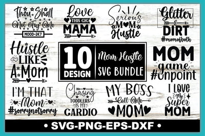 Mom Hustle Bundle SVG Ariyan 