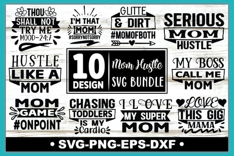 Mom Hustle Bundle SVG Ariyan 