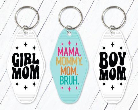Mom Keychain SVG Bundle - Mom Motel Keychain SVG, Vintage Keychain SVG, Mom Life Keychain SVG, Retro Keychain SVG SVG GraphicsTreasures 