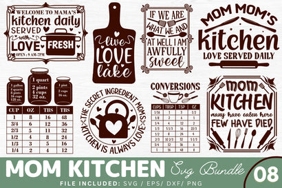 Mom Kitchen SVG Bundle SVG Regulrcrative 
