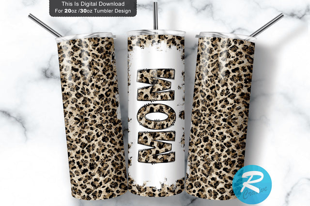 Mom leopard 20 oz / 30 oz Tumbler PNG Sublimation Regulrcrative 