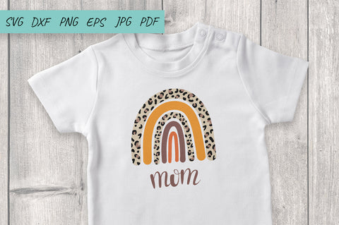 Mom Leopard Rainbow, Rainbow Mama, Mothers day SVG SVG Irina Ostapenko 