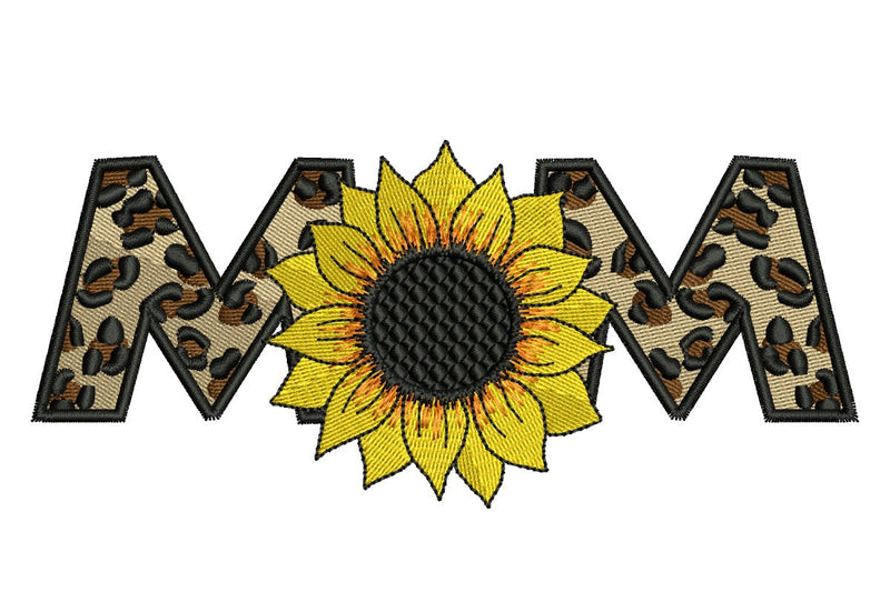 Mom Leopoard Embroidery Design Embroidery/Applique DESIGNS NextEmbroidery 