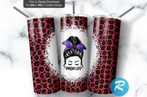 Mom Life 20 oz / 30 oz Tumbler PNG Sublimation Regulrcrative 