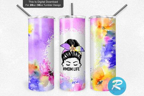 #mom life 20 oz / 30 oz Tumbler PNG Sublimation Regulrcrative 