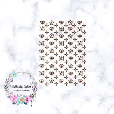 Mom Life Designer Pattern Digital Download SVG Kuttablecuties 