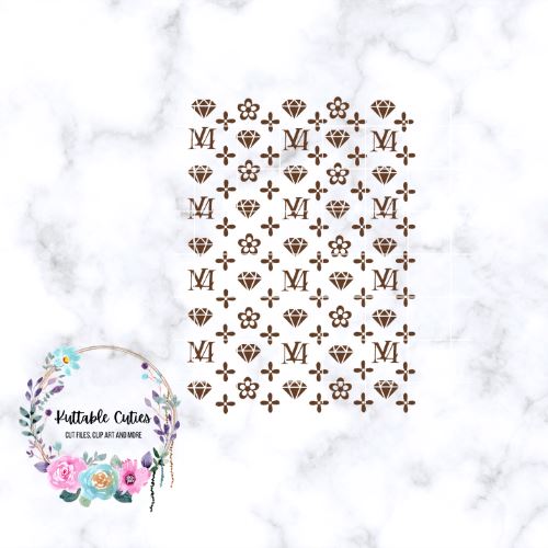 Mom Life Designer Pattern Digital Download SVG Kuttablecuties 