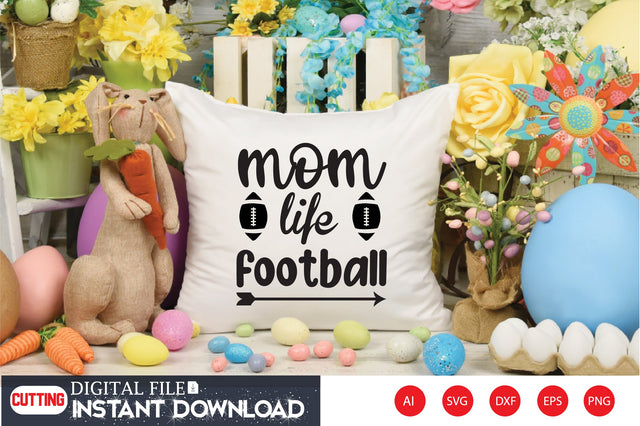 Mom Life Football SVG CraftlabSvg29 