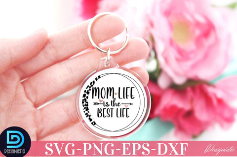 Mom life is the best life SVG SVG DESIGNISTIC 