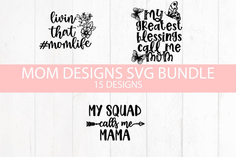 Mom Life Quotes SVG Bundle Free Commercial Use SVG Sintegra 