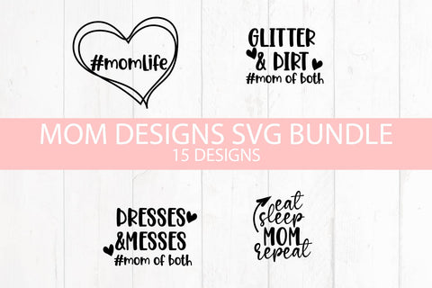 Mom Life Quotes SVG Bundle Free Commercial Use SVG Sintegra 