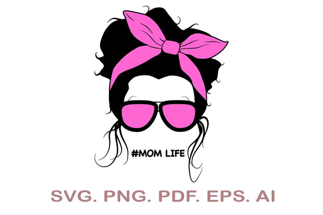 Mom Life Skull SVG SVG MagicDesignUS 