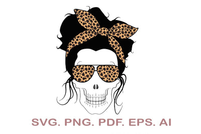 Mom Life Skull SVG SVG MagicDesignUS 