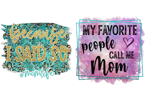 Mom Life Sublimation Bundle | Mom Quotes PNG Sublimation B Renee Design 