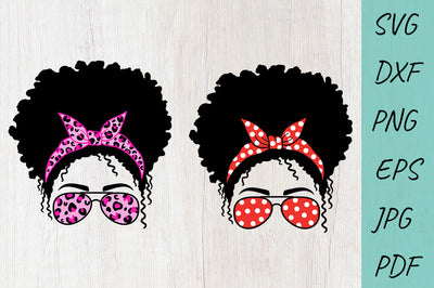 Mom life SVG, Afro Women SVG, Mom Messy Bun SVC,Pink Leopard SVG Irina Ostapenko 