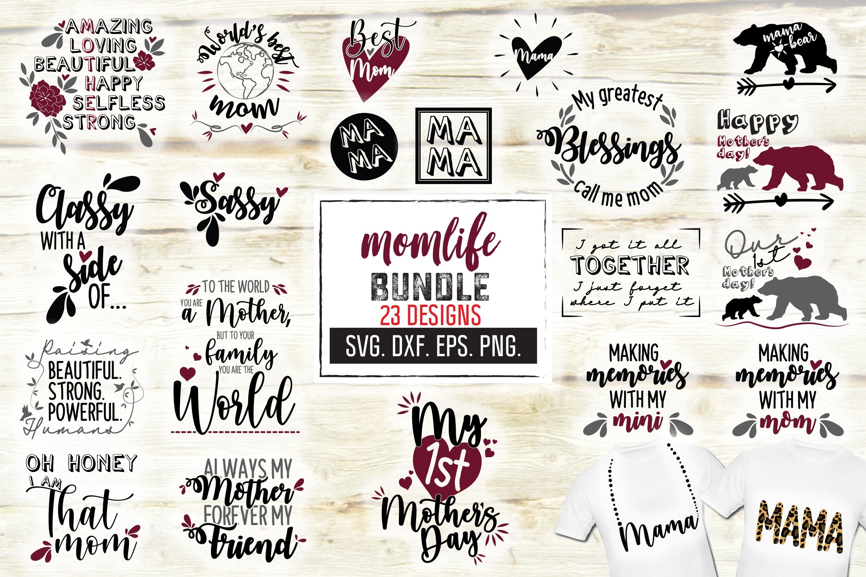 Mama Bear svg  Mom Life Quote