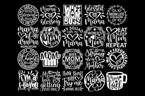 Mom Life SVG Bundle, Mothers Day Svg, Cricut Files SVG TonisArtStudio 