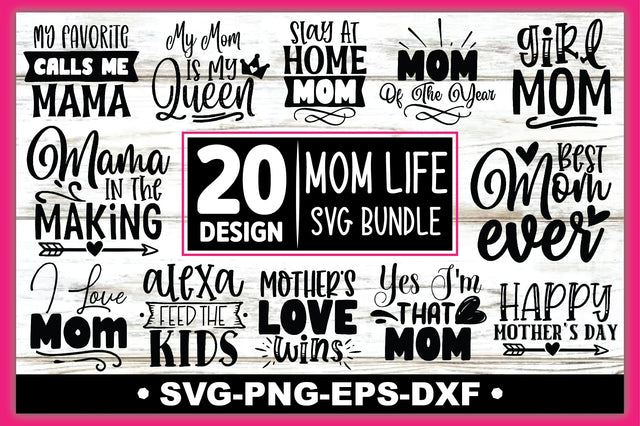Mom Life SVG Bundle SVG Ariyan 
