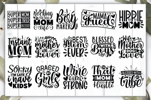 Mom Life SVG Bundle SVG Ariyan 