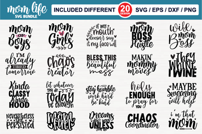 Mom Life SVG Bundle SVG md faruk hossain 