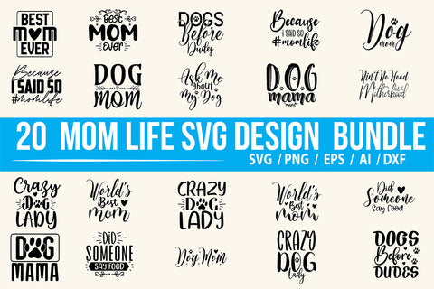 Mom Life SVG Bundle SVG nirmal108roy 