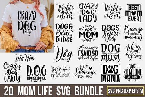 Mom Life SVG Bundle SVG nirmal108roy 