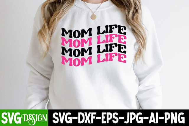 Mom Life SVG Cut File, Cool Mama SVG Cut File, Cool Mama SVG Quotes , Mother'sd Day SVG Cut File, Happy Mother Day SVG Quotes, Mother's Day Sublimation Sublimation BlackCatsMedia 