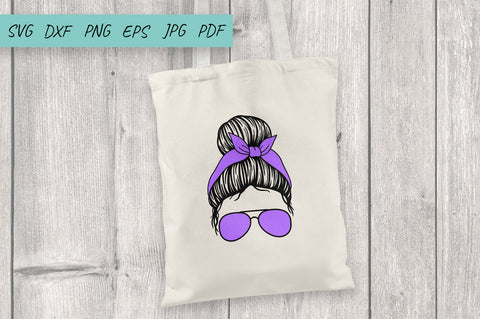 Mom life SVG, Messy bun SVG bundle, Leopard Print SVG Irina Ostapenko 