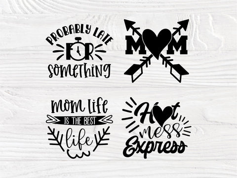 Mom Life SVG, Mom Quotes Svg, Mother's Day Svg SVG TonisArtStudio 