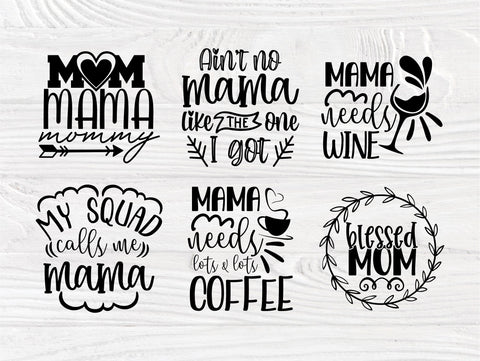 Mom Life SVG, Mom Quotes Svg, Mother's Day Svg SVG TonisArtStudio 