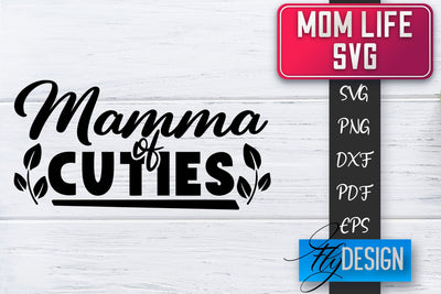 Mom Life SVG | Mother Quotes SVG | Mum Sayings SVG SVG Fly Design 