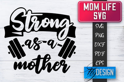 Mom Life SVG | Mother Quotes SVG | Mum Sayings SVG SVG Fly Design 