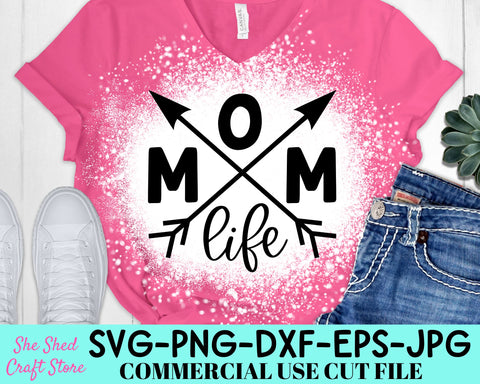 Mom Life SVG | Mug For Mom SVG Design | Mothers Day Coffee Mug Png SVG She Shed Craft Store 