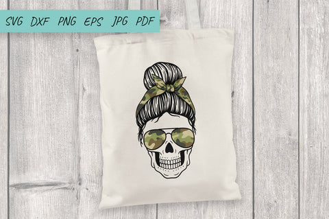 Mom life svg, Patriotic mom, Camo mom, Skull SVG SVG Irina Ostapenko 